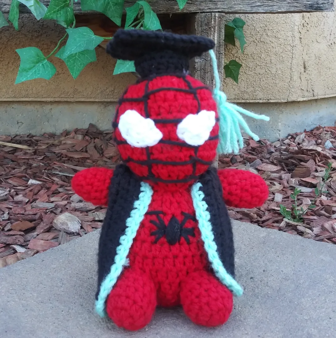 Graduation plushie (spiderman)
