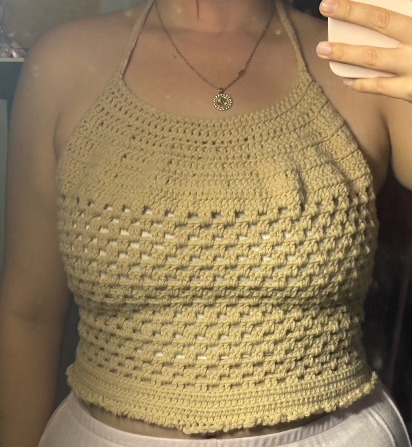 Cute crochet top (color coztemizable)