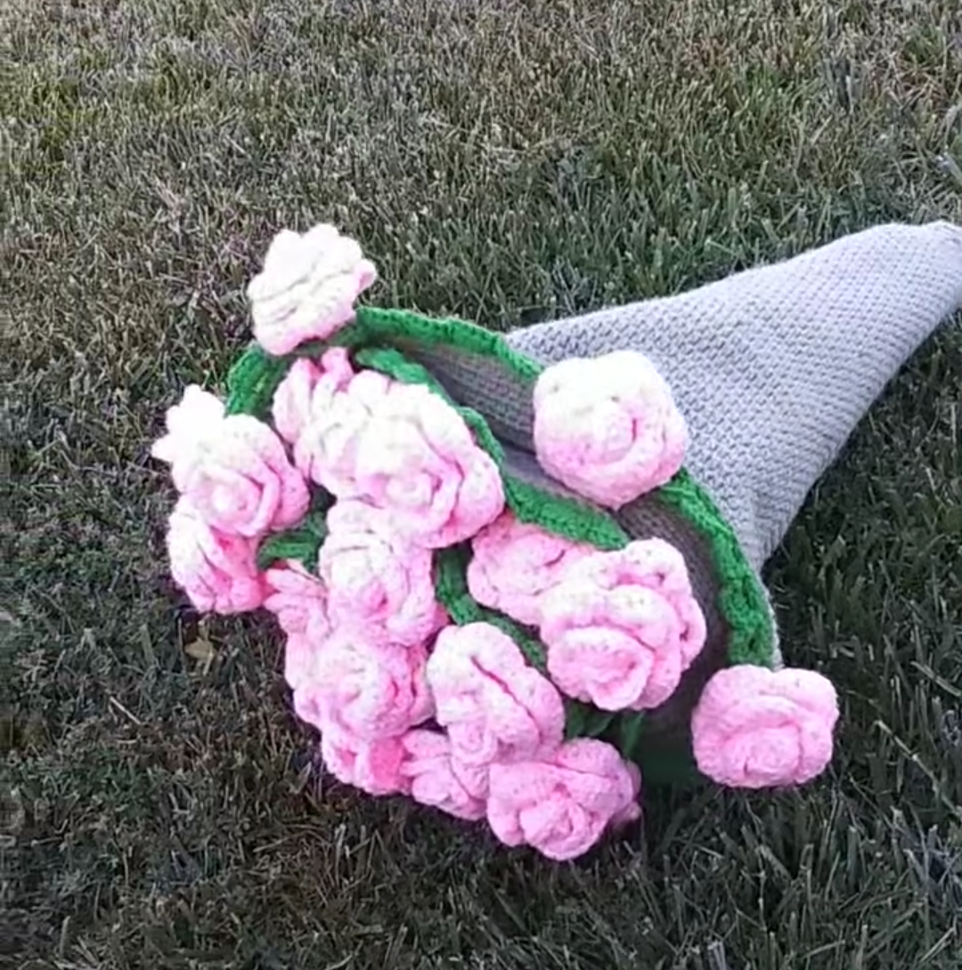 Rose blanket buquet