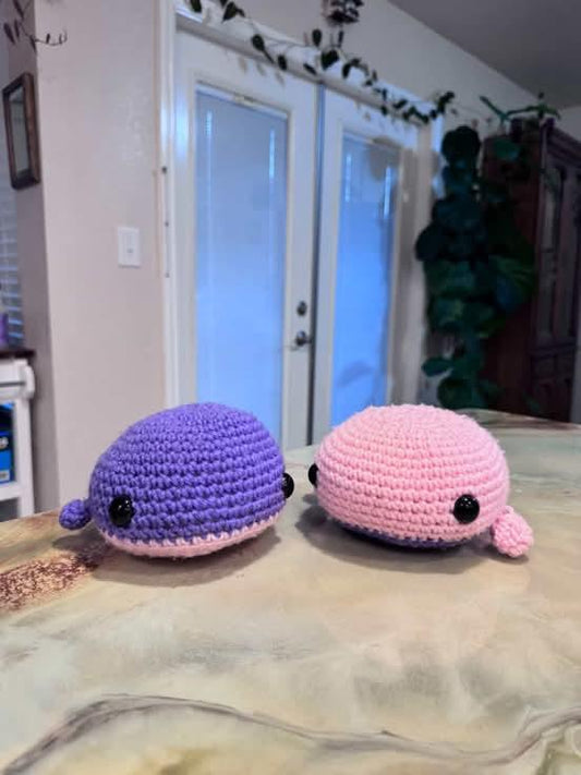 Whale plushie